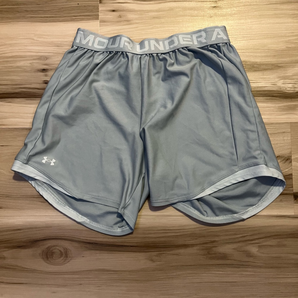 Under Armour Light Gray Athletic Shorts